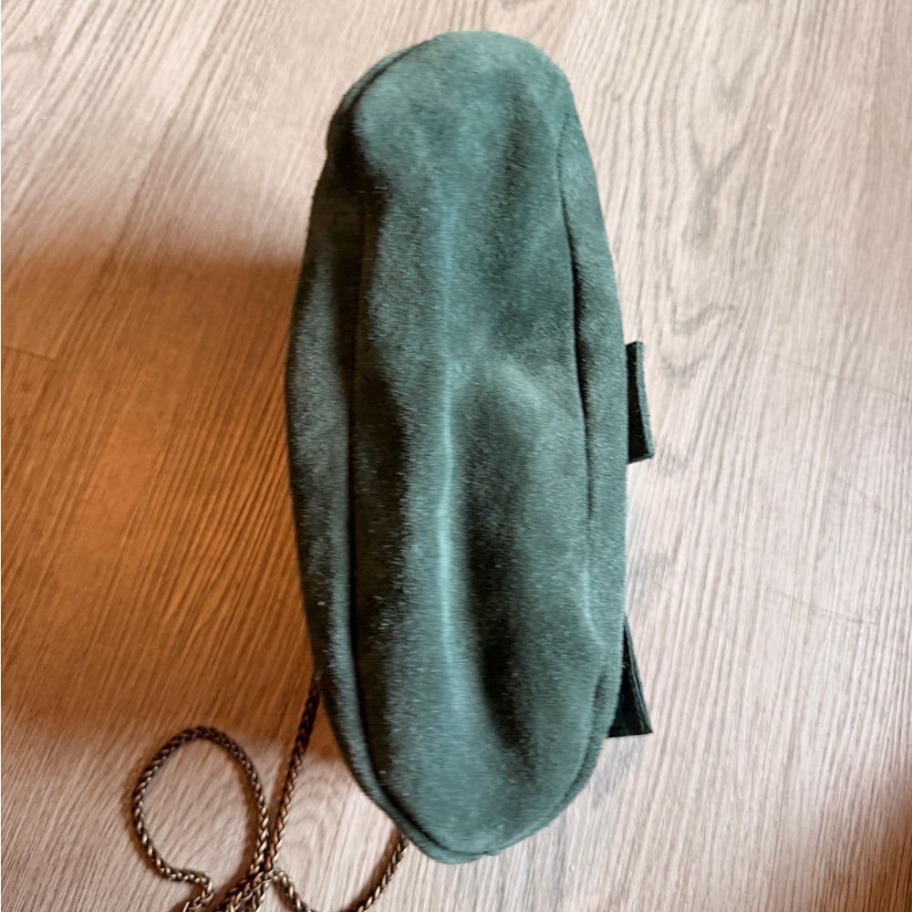 Free People Suede Flap Shoulder Bag - Teal - Picture 6 of 8